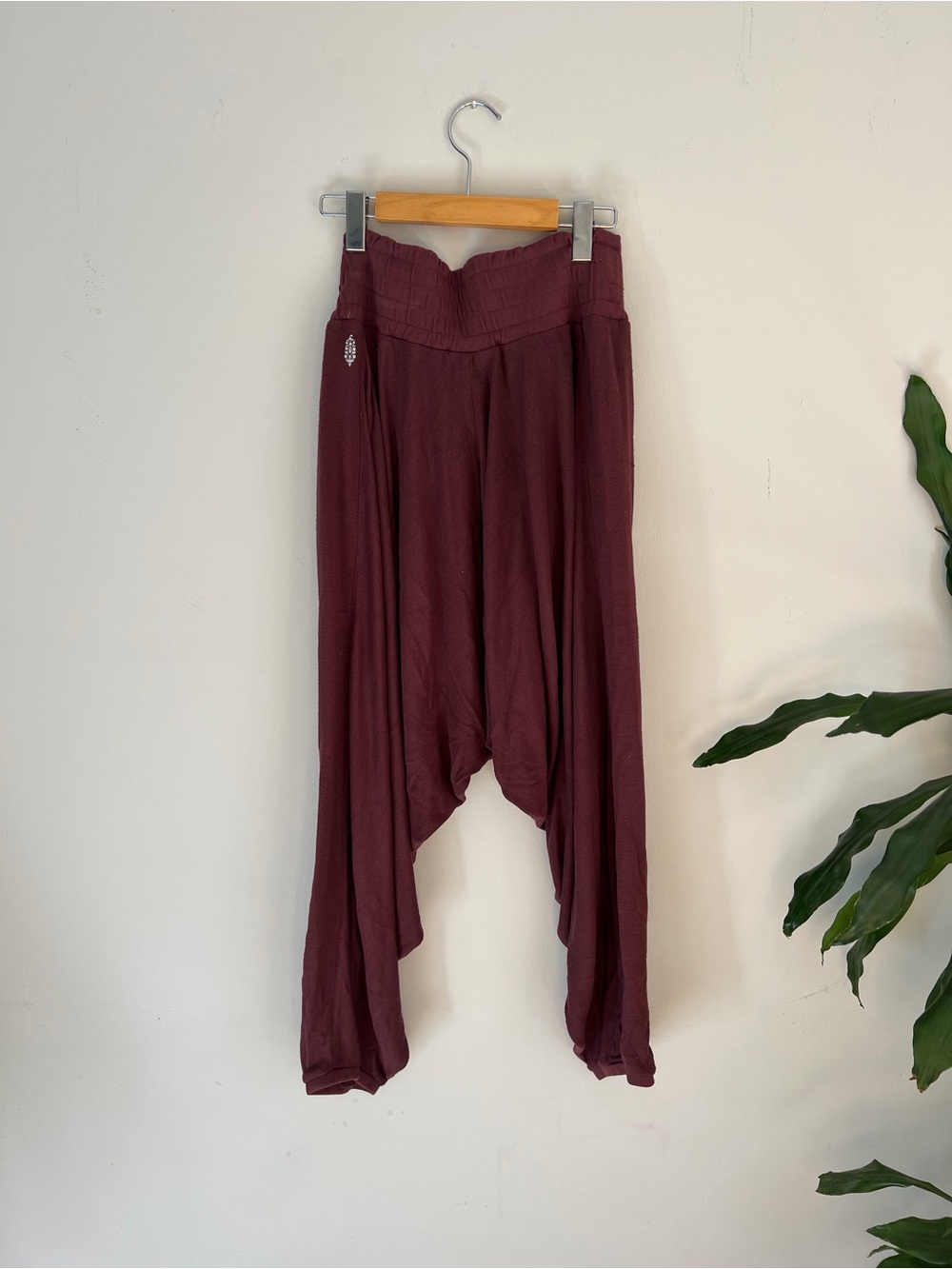 Free people Harem Pants in Deep Wine